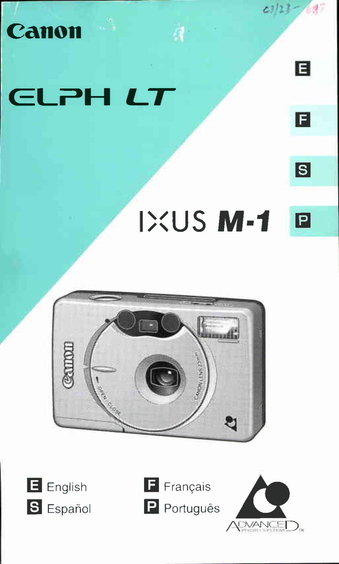 Canon Ixus M 1 manual 