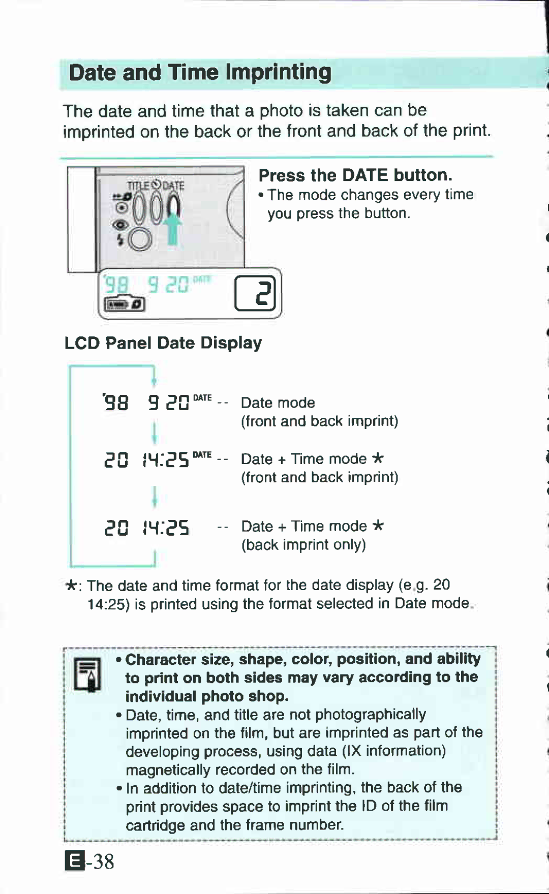 Canon Ixus M 1 manual 