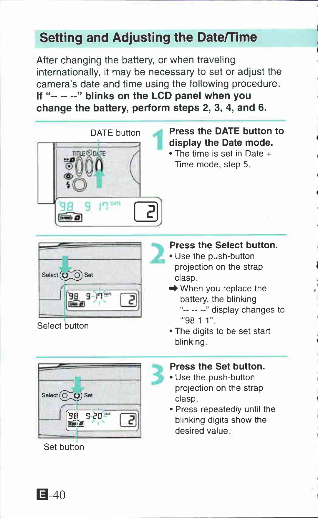 Canon Ixus M 1 manual 