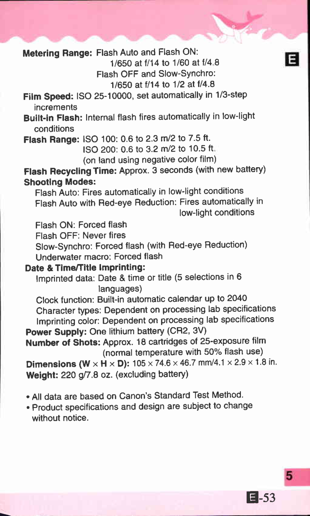 Canon IXUS X-1 manual 