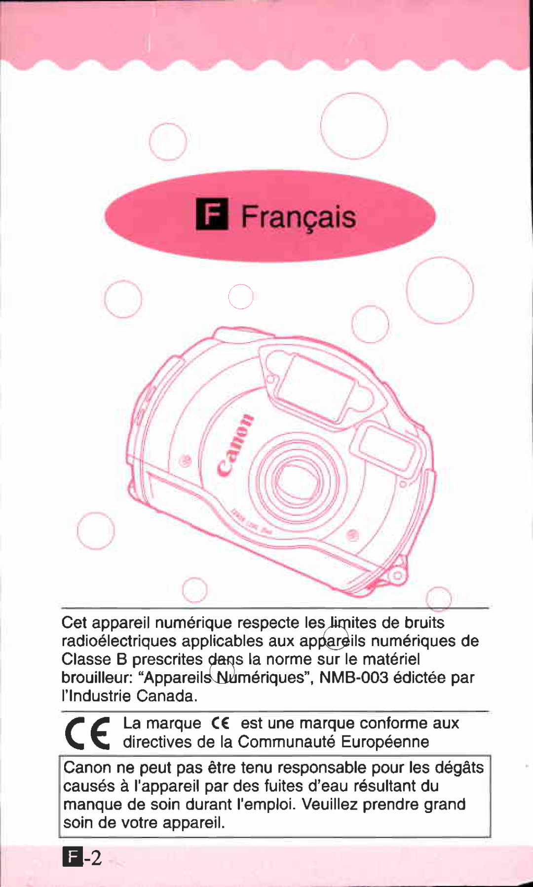 Canon IXUS X-1 manual 