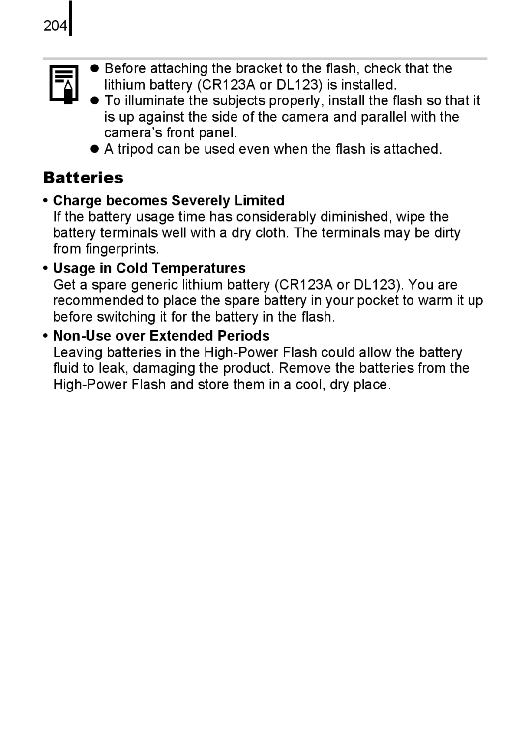 Canon IXUS82IS manual Batteries, Charge becomes Severely Limited, Usage in Cold Temperatures, Non-Use over Extended Periods 