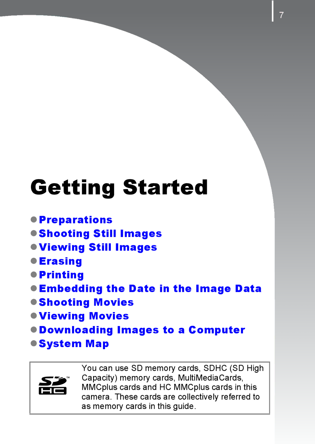 Canon IXUS 80IS, IXUS82IS manual Getting Started 