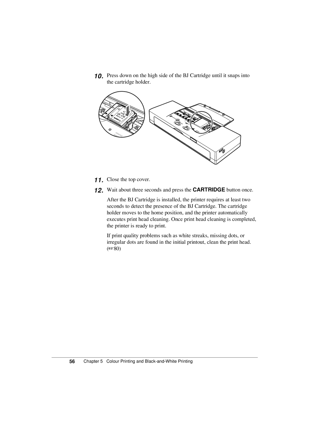 Canon K10158 manual Colour Printing and Black-and-White Printing 