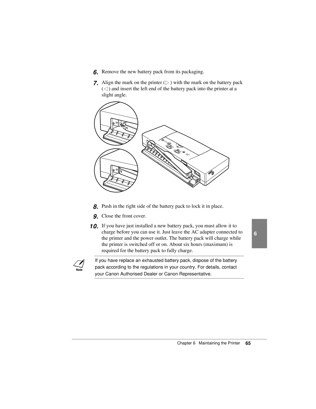 Canon K10158 manual Maintaining the Printer 