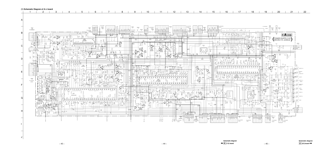 Canon KV-2199XDK service manual Power SUPPLY,HV 