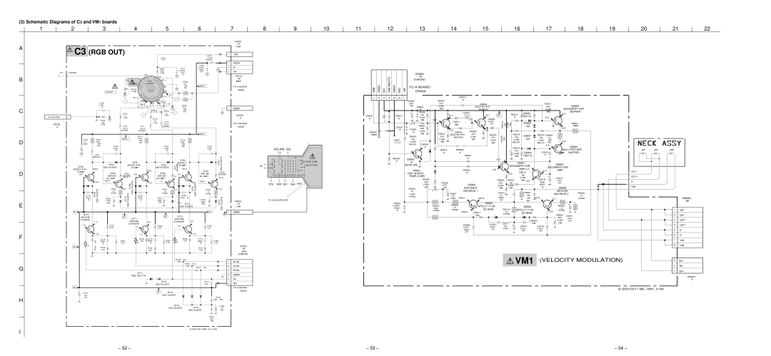 Canon KV-2199XDK service manual VM1 