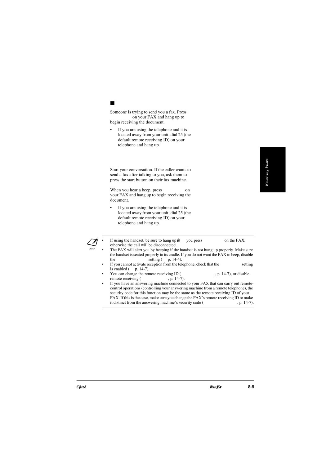 Canon L240, L290 manual If you hear a beep tone or silence 