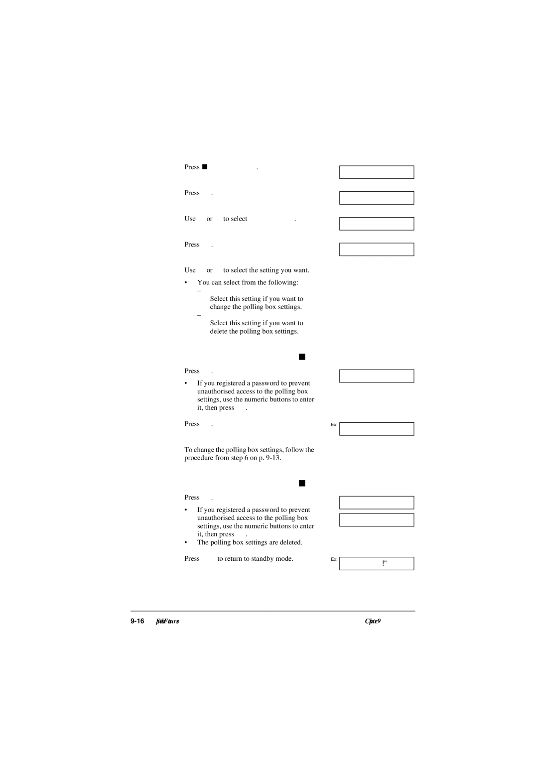 Canon L290, L240 manual Deletfile 