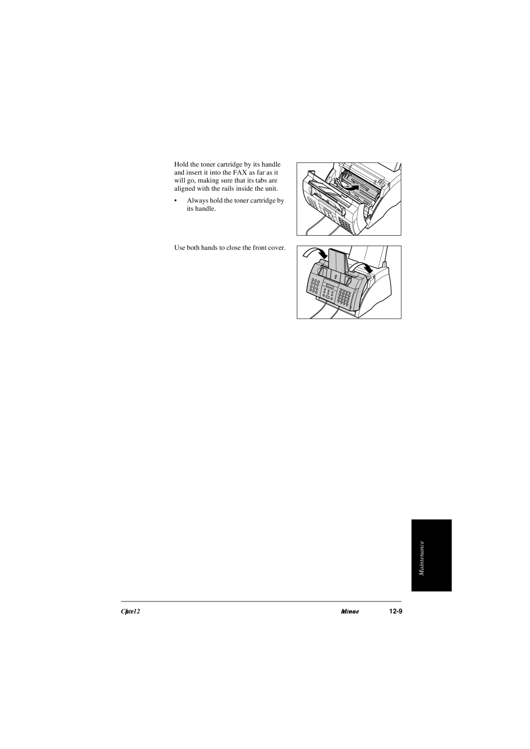 Canon L240, L290 manual 12-9 