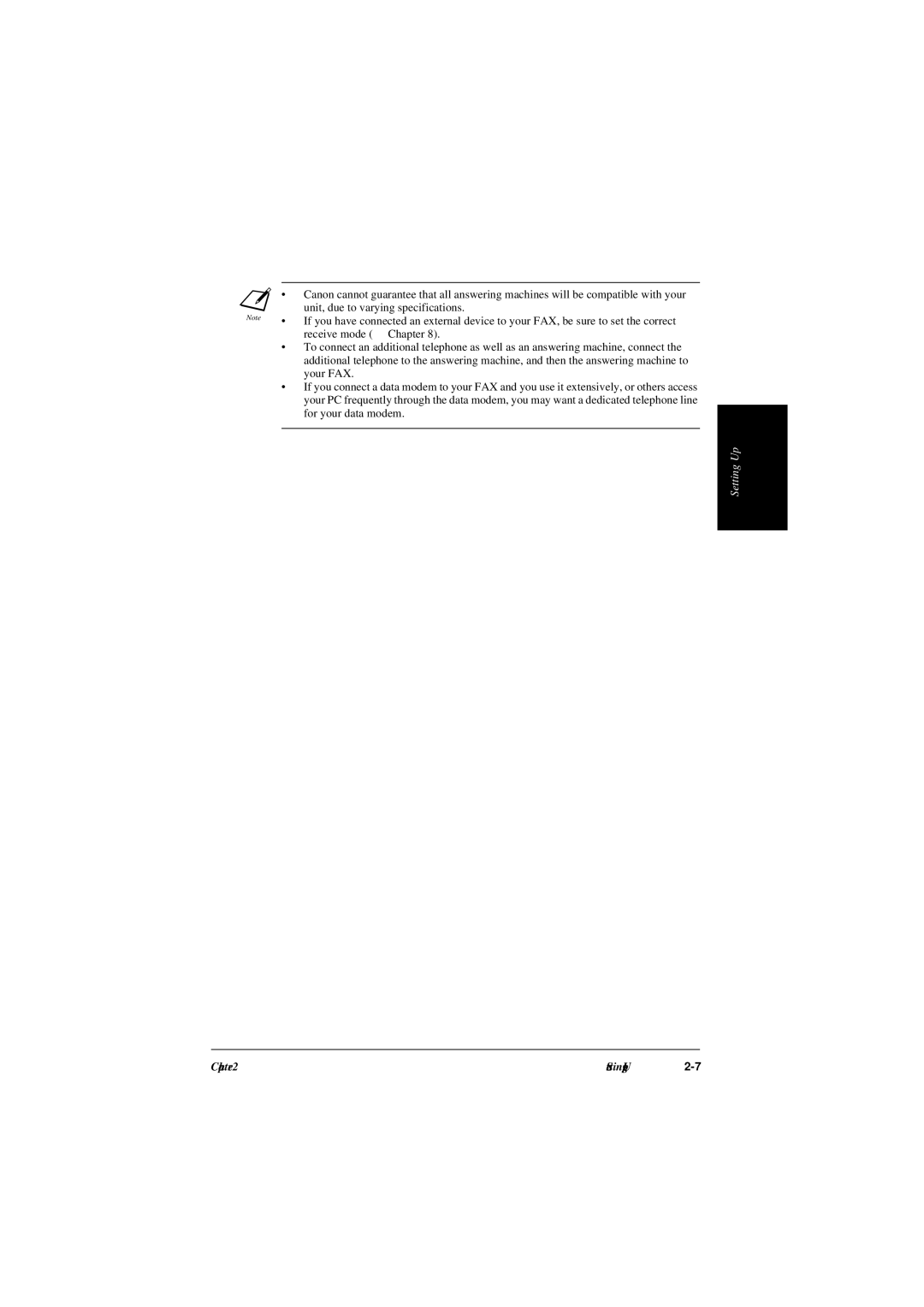 Canon L240, L290 manual Unit, due to varying specifications 