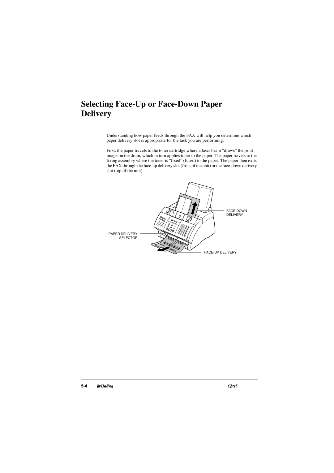 Canon L290, L240 manual Selecting Face-Up or Face-Down Paper Delivery, Paper Path 