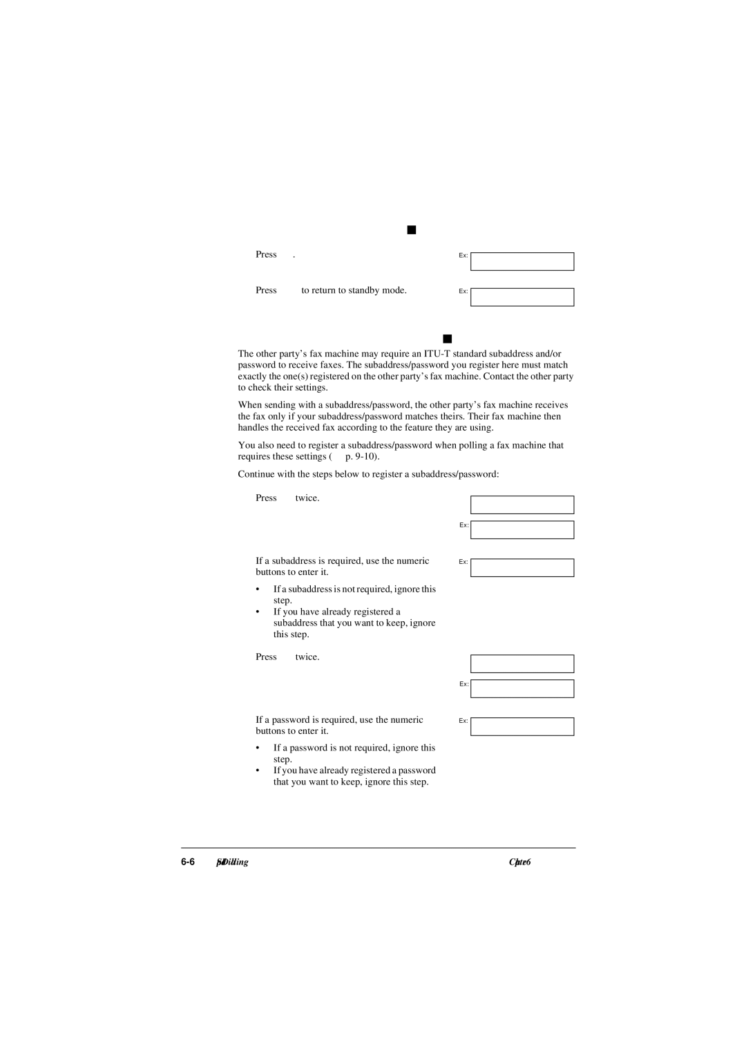 Canon L290, L240 manual If you selected REGULARTXin step 