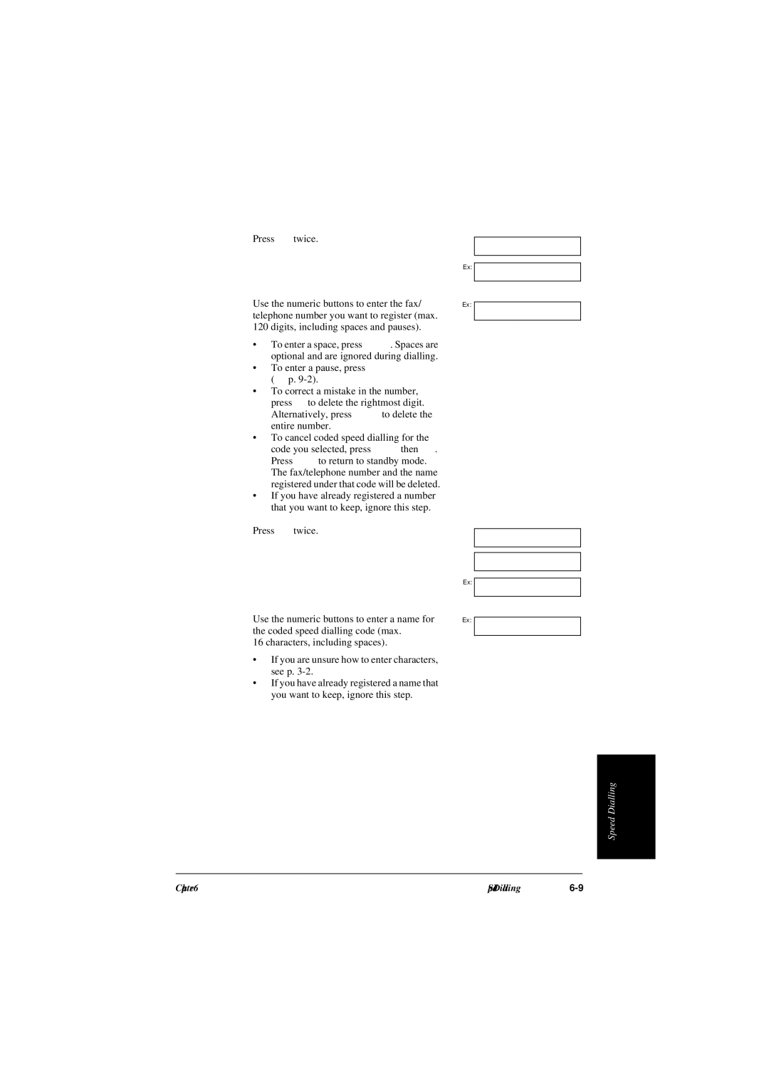 Canon L240, L290 manual Press Set twice 