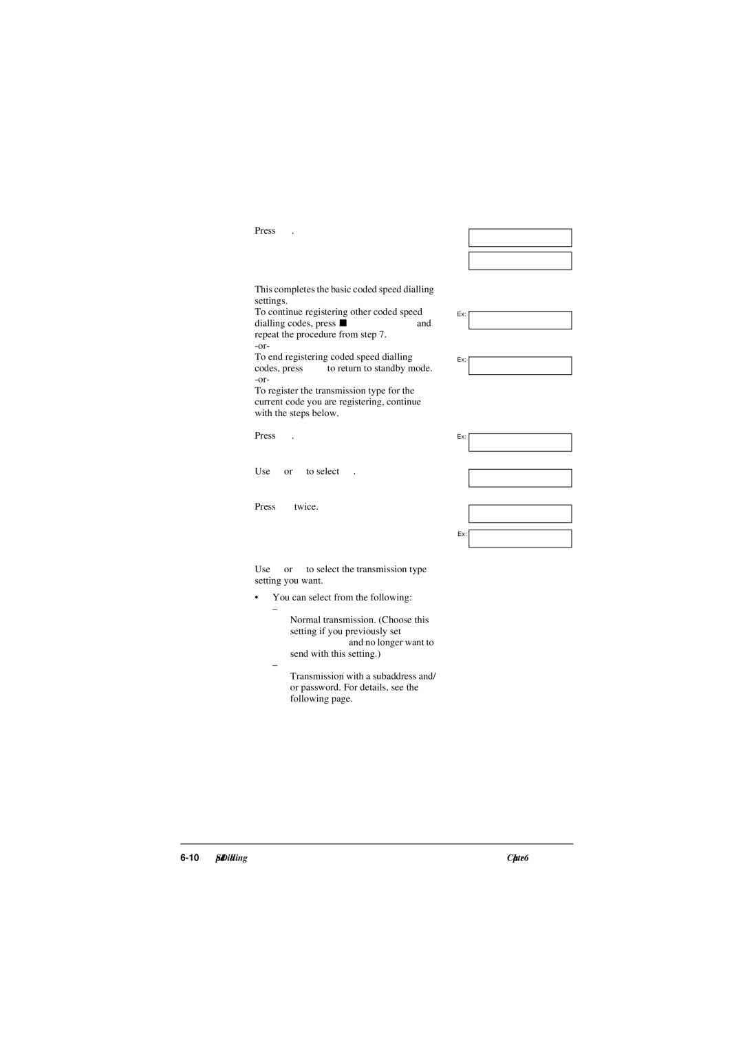 Canon L290, L240 manual Regulartx 