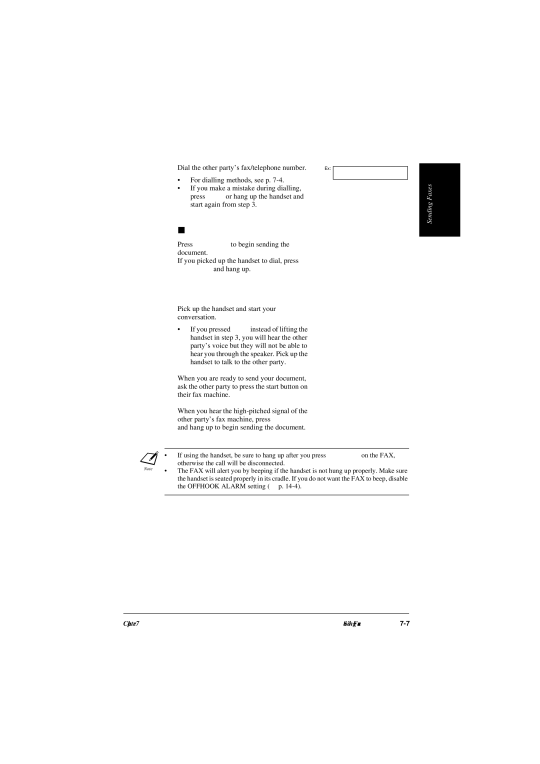 Canon L240, L290 manual If you hear a high-pitched signal instead of a voice, If you hear a voice 