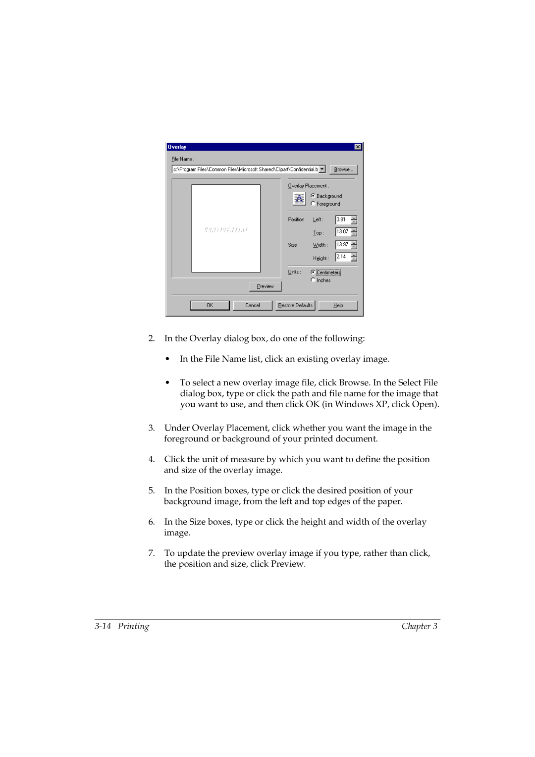 Canon L290 manual Printing 