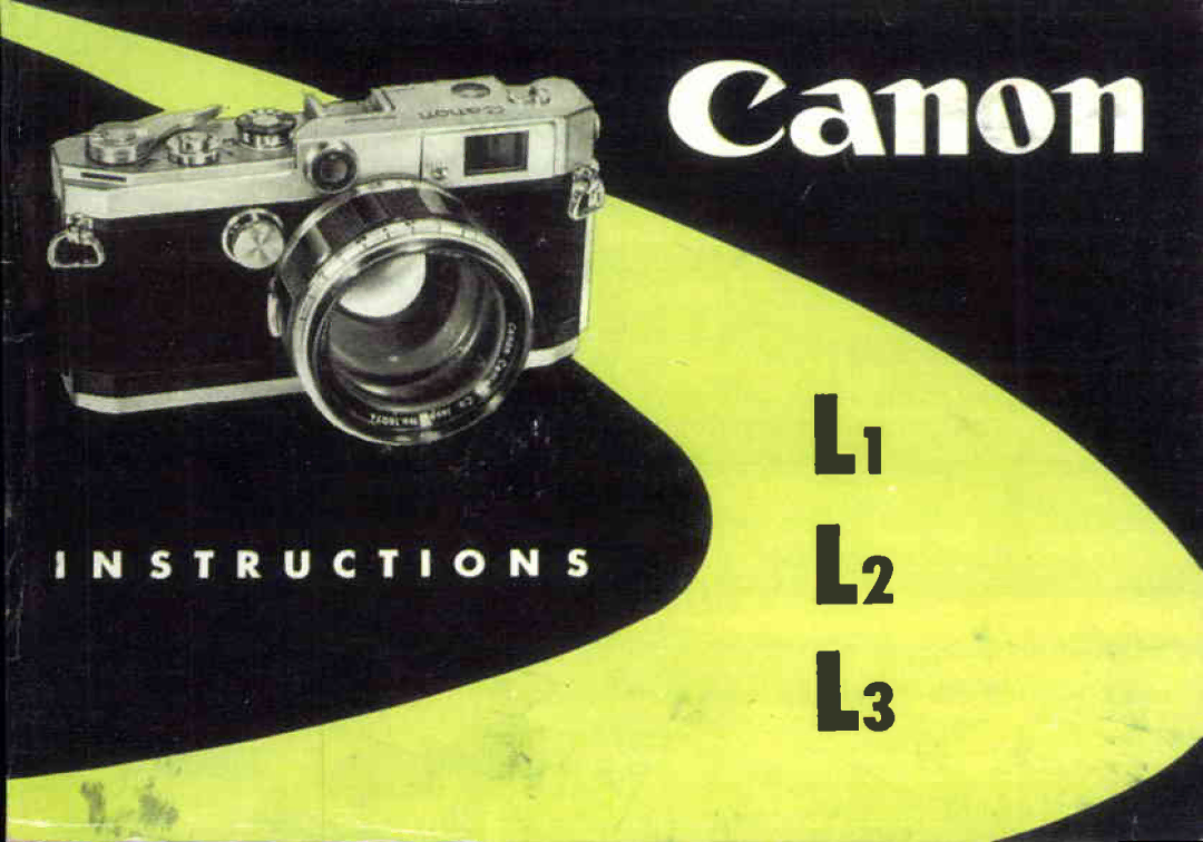 Canon L-1, L3, L2 manual 