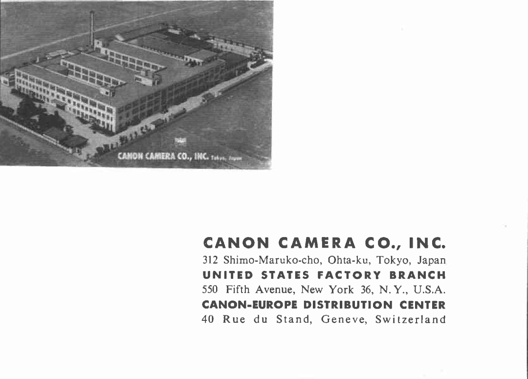 Canon L2, L3, L-1 manual 