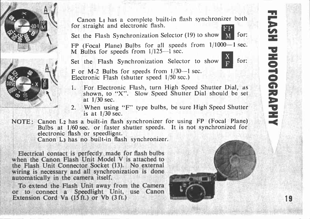 Canon L2, L3, L-1 manual 