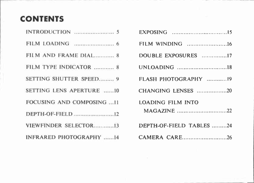 Canon L2, L3, L-1 manual 