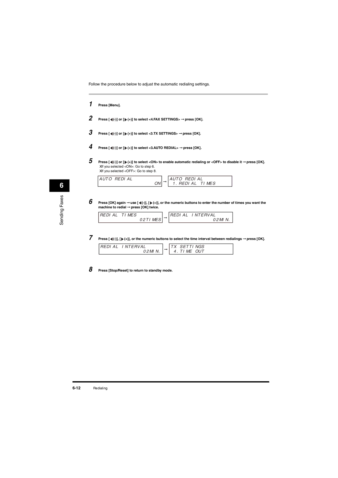 Canon L380S manual UTO RE DI a L UTO R E D I a L, RED I a L T I M E S, Edial TI M E S Edial I N T E R V a L 