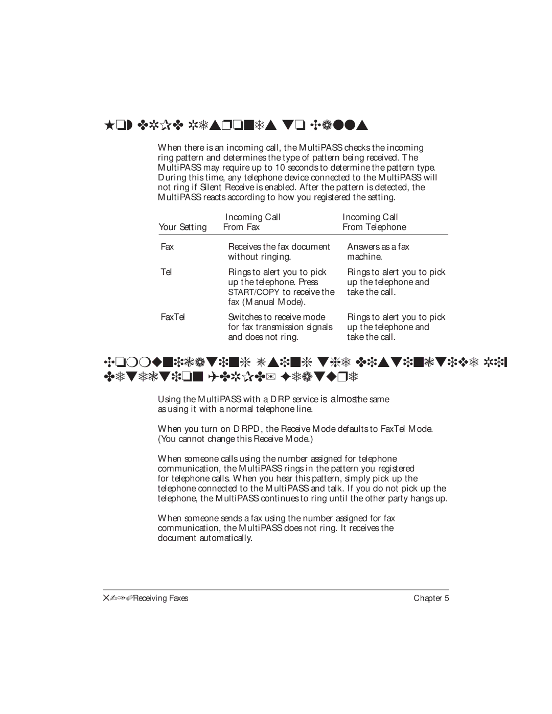 Canon L6000 manual How Drpd Responds to Calls 