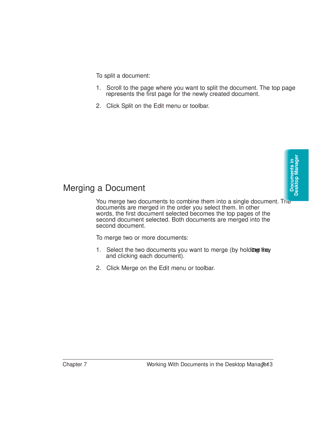 Canon L6000 manual Merging a Document 