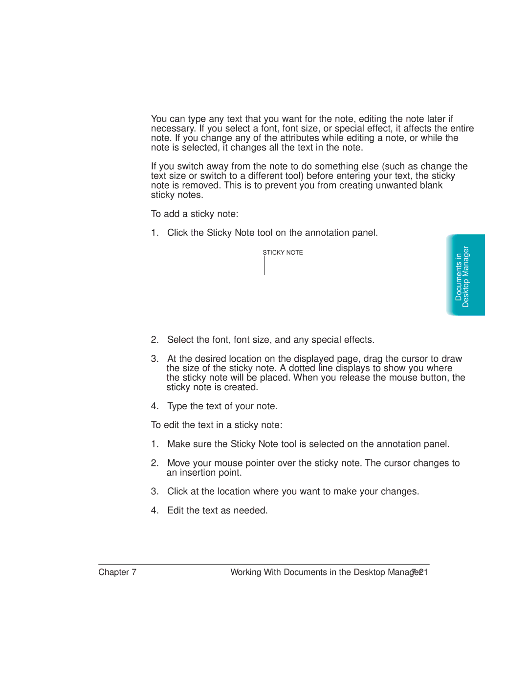 Canon L6000 manual Sticky Note 