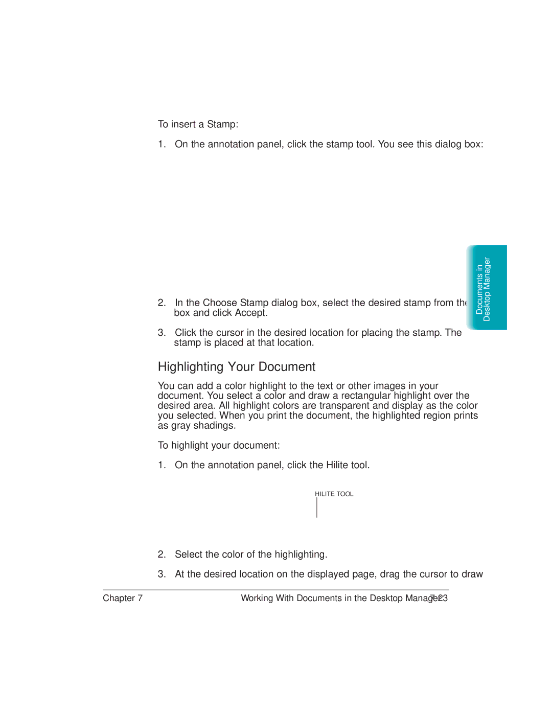 Canon L6000 manual Highlighting Your Document 