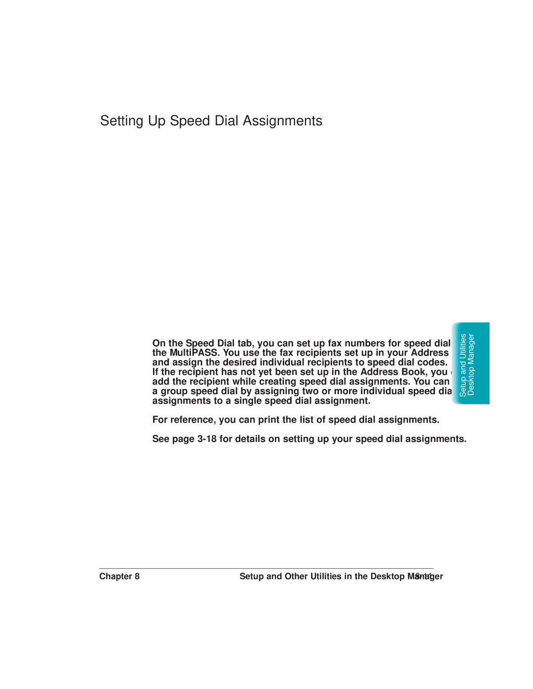 Canon L6000 manual Setting Up Speed Dial Assignments 