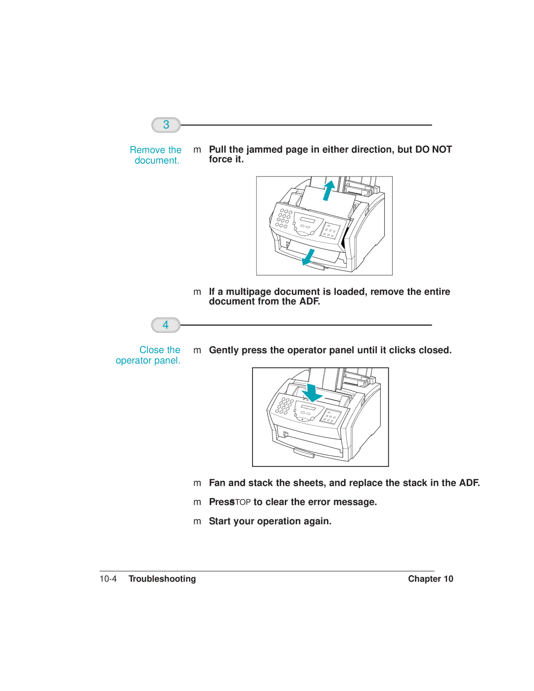 Canon L6000 manual Close 