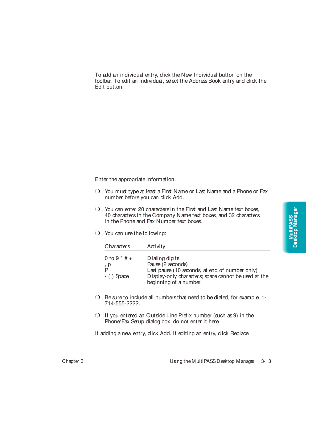 Canon L6000 manual Beginning of a number 