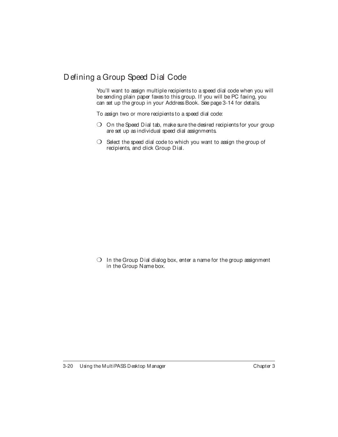 Canon L6000 manual Defining a Group Speed Dial Code 