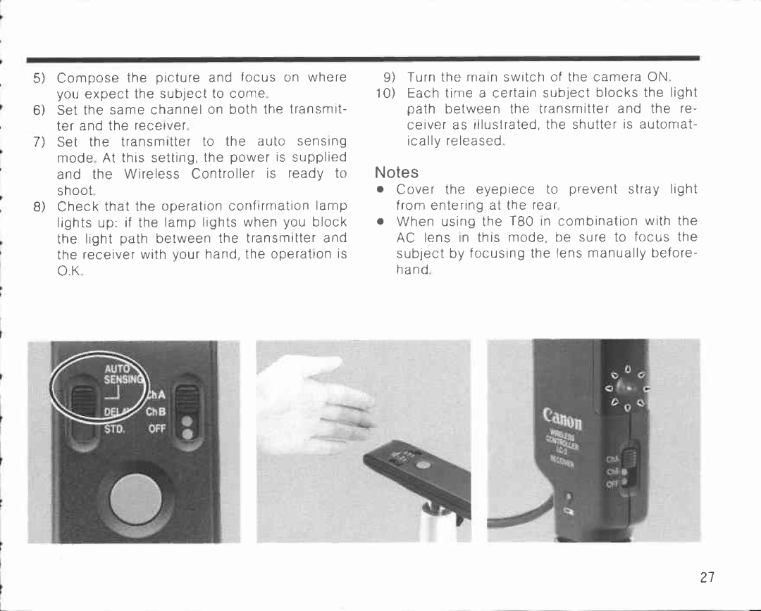 Canon LC-2 manual 