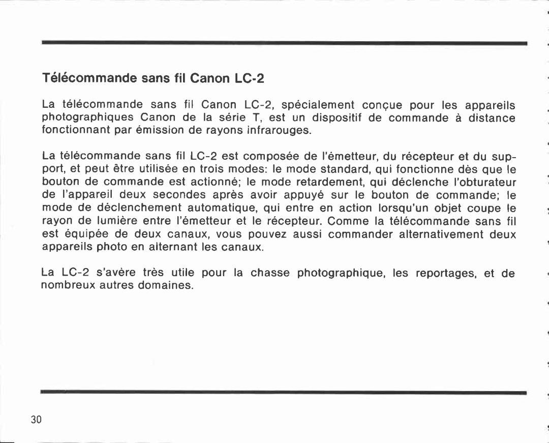 Canon LC-2 manual 