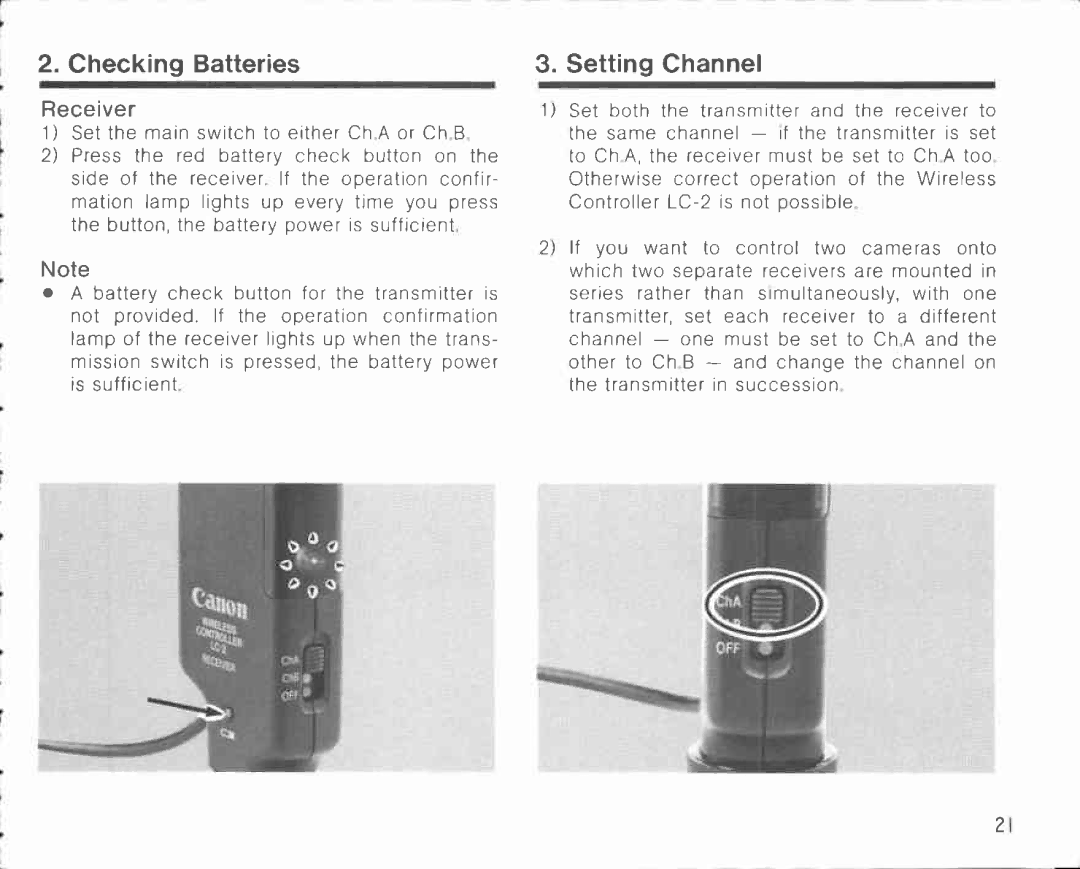 Canon LC-2 manual 