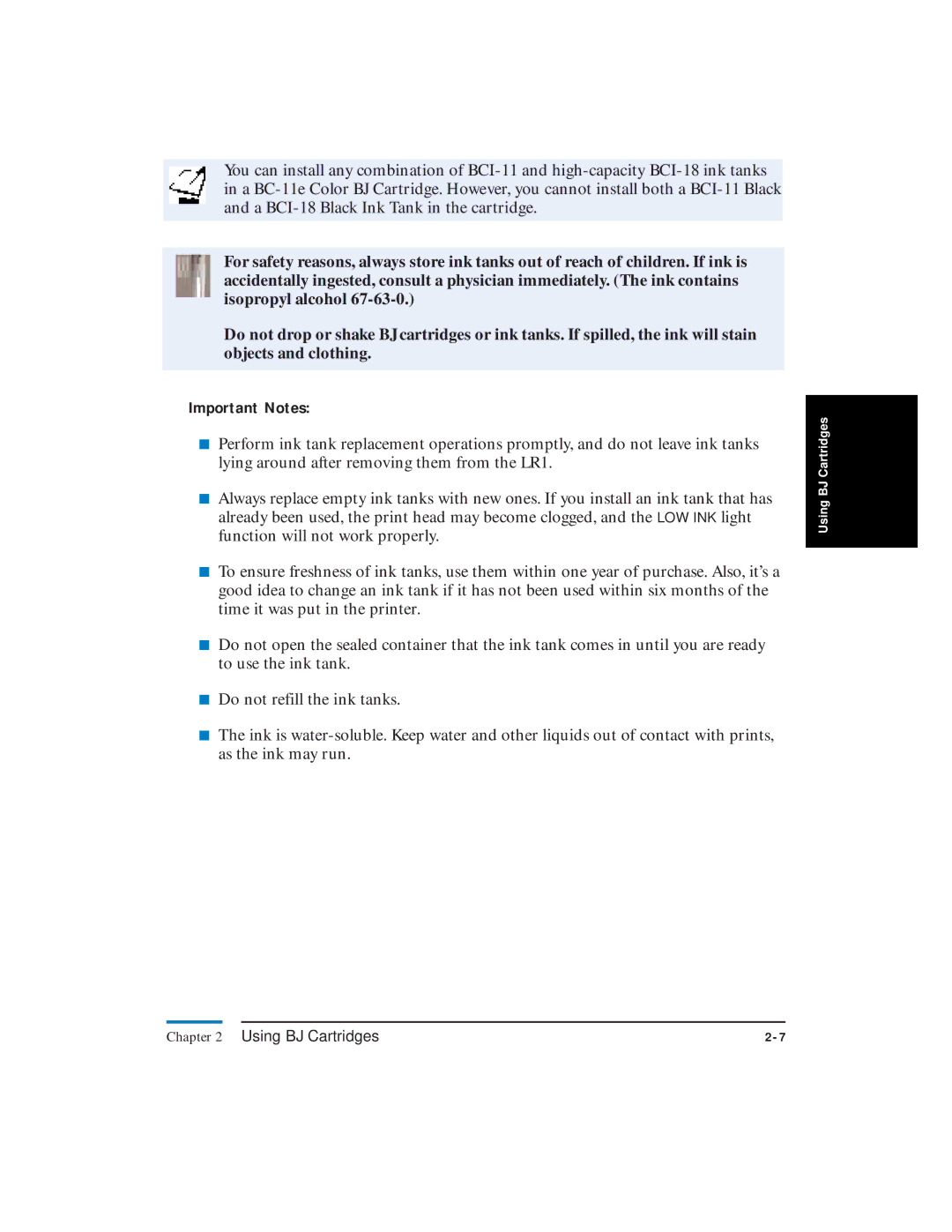 Canon LR1 user manual Important Notes 