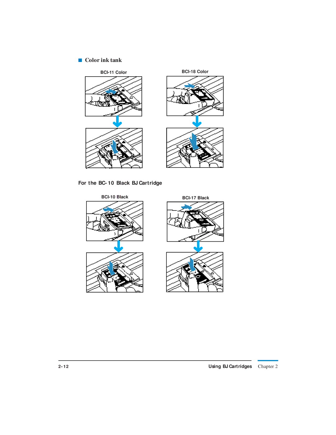 Canon LR1 user manual Color ink tank 