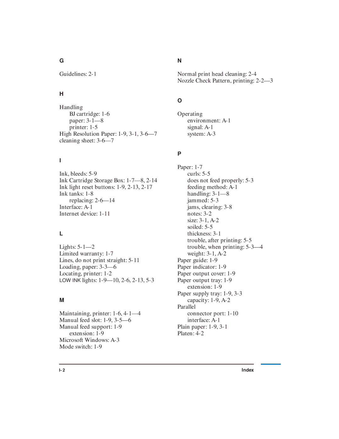 Canon LR1 user manual Index 