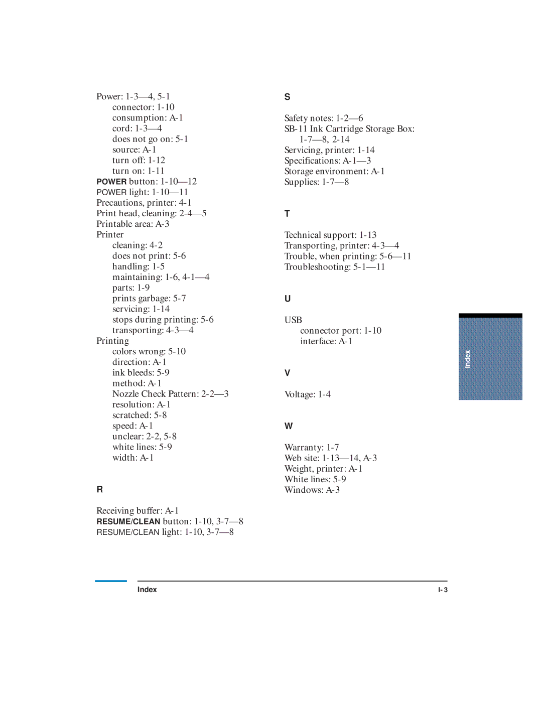 Canon LR1 user manual Usb 