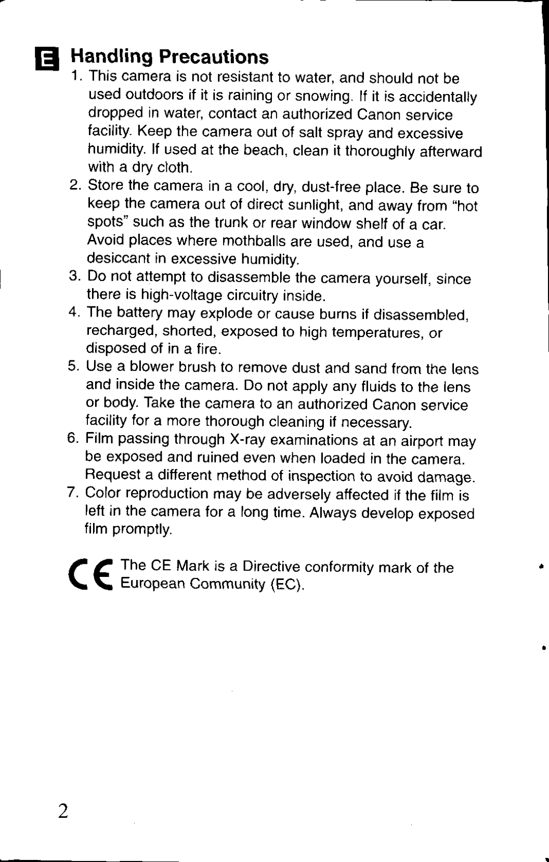 Canon LX2 manual 