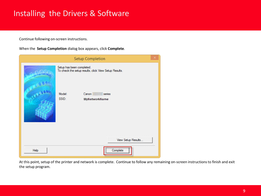 Canon MB2320 manual Installing the Drivers & Software 