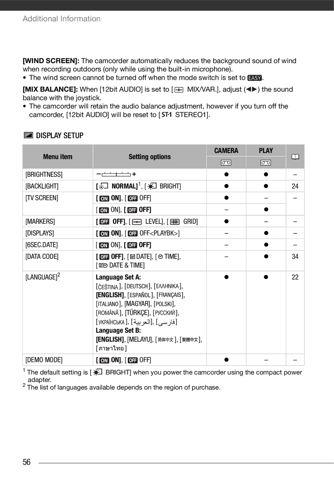 Canon MD 205 instruction manual Normal, Off 