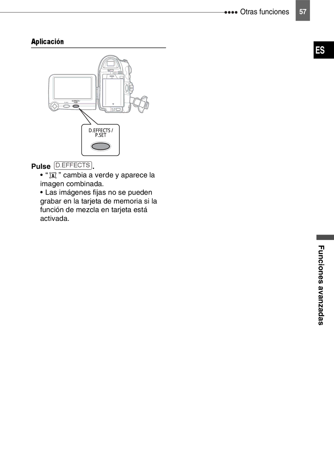 Canon MD150, MD160, MD130, MD140 manual Funciones avanzadas 