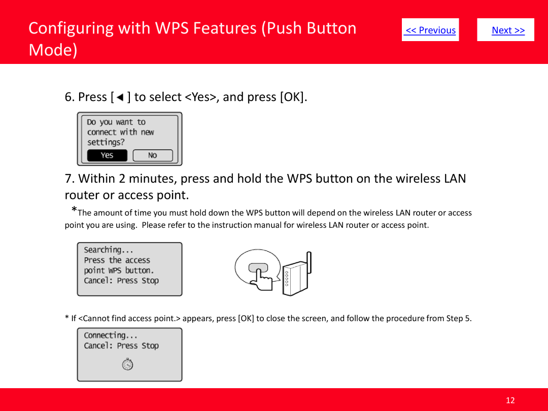 Canon MF4570dw manual Press to select Yes, and press OK 