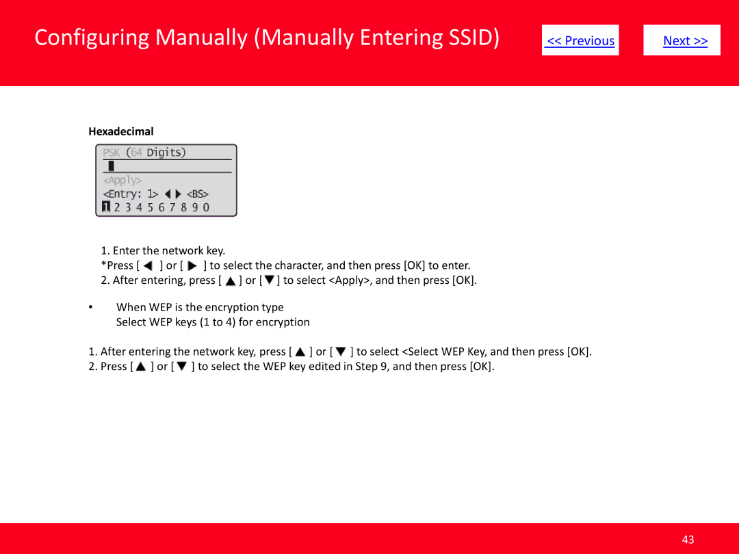 Canon MF4570dw manual Hexadecimal 