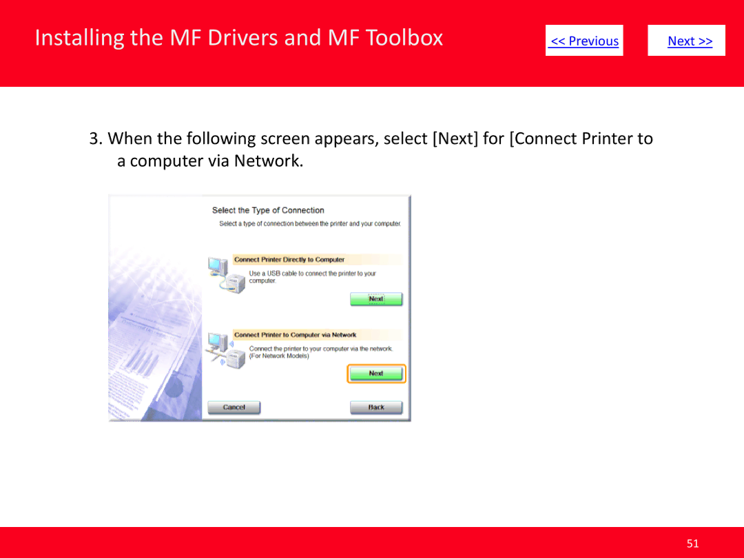 Canon MF4570dw manual Installing the MF Drivers and MF Toolbox 