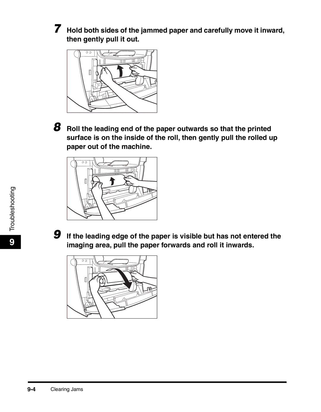 Canon MF55DD Series manual 4Clearing Jams 