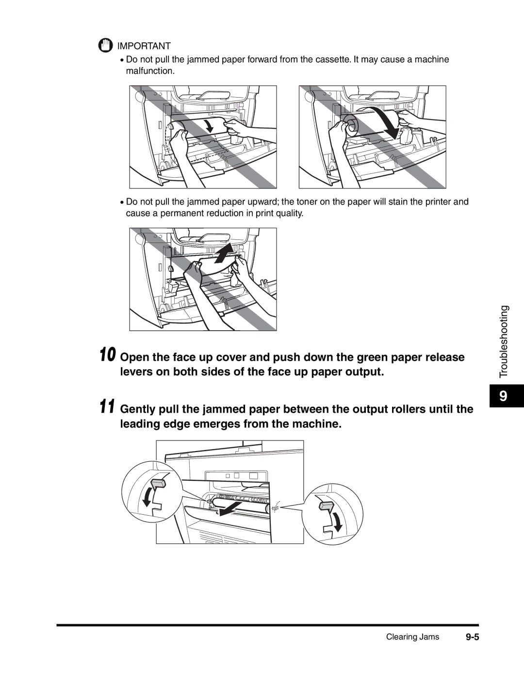 Canon MF55DD Series manual Troubleshooting 